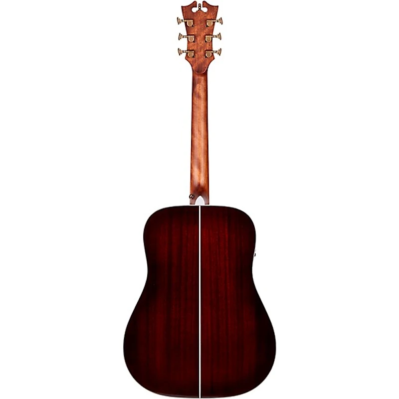 D'Angelico Premier Series Lexington Dreadnought Acoustic-Electric Guitar Trans Black Cherry Burst
