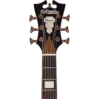D'Angelico Premier Series Lexington Dreadnought Acoustic-Electric Guitar Trans Black Cherry Burst