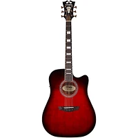 D'Angelico Premier Series Bowery Cutaway Dreadnought Acoustic-Electric Guitar