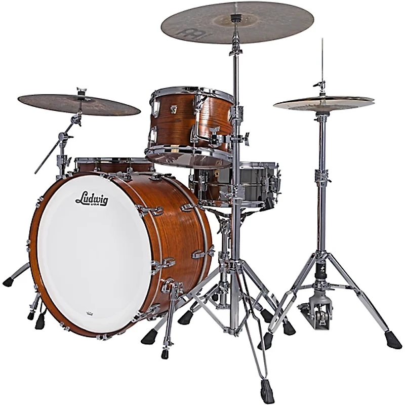 Ludwig Classic Oak 3-Piece Pro Beat Shell Pack With 24" Bass Drum Tennessee Whiskey