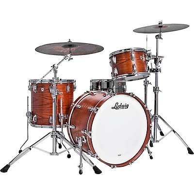 Ludwig Classic Oak 3-Piece Fab Shell Pack With 22" Bass Drum Tennessee Whiskey