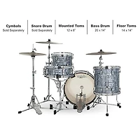 Ludwig Classic Oak 3-Piece Downbeat Shell Pack With 20" Bass Drum