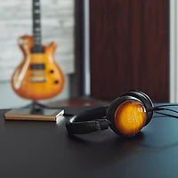 Audio-Technica Portable Over-Ear Wooden Headphones Flame Maple