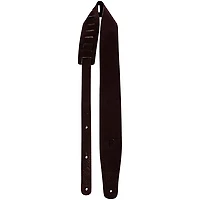 Perri's 2.5" Saddle Leather Guitar Strap Black 2.5 in.