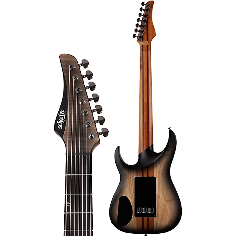 Schecter Guitar Research Banshee Mach-7 EverTune 7-String Electric Guitar FalloutBurst