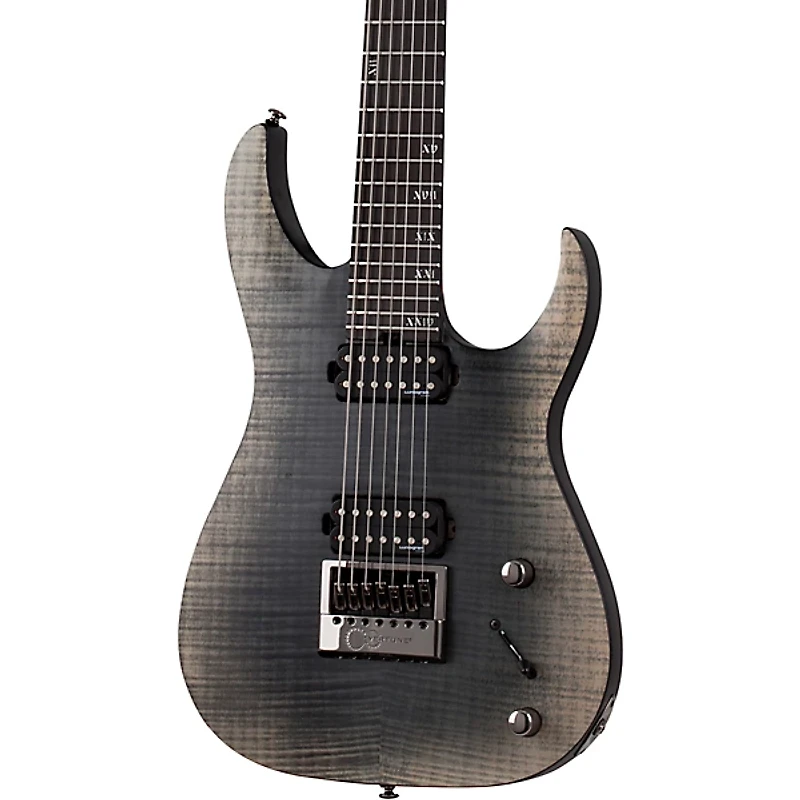Schecter Guitar Research Banshee Mach-7 EverTune 7-String Electric Guitar FalloutBurst