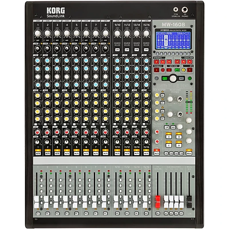 KORG MW-1608 SoundLink 16-Channel Hybrid Analog/Digital Mixer