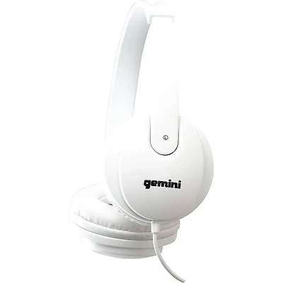 Gemini DJX-200 Professional DJ Headphones White