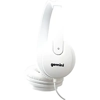Gemini DJX-200 Professional DJ Headphones White