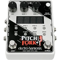 Electro-Harmonix Pitch Fork+ Polyphonic Pitch Shifter Guitar Effects Pedal White