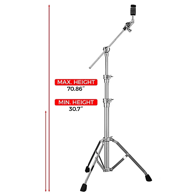Pearl 930 Series Single Braced Boom Cymbal Stand Chrome