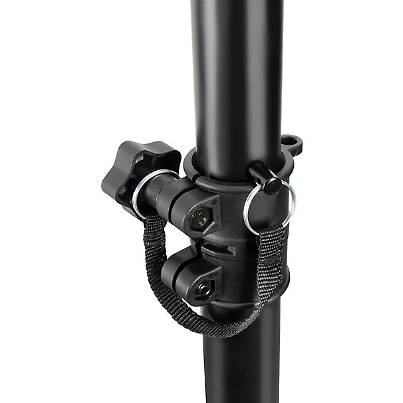 Proline SPS301 Lightweight Adjustable Speaker Stand With Carrying Bag Black