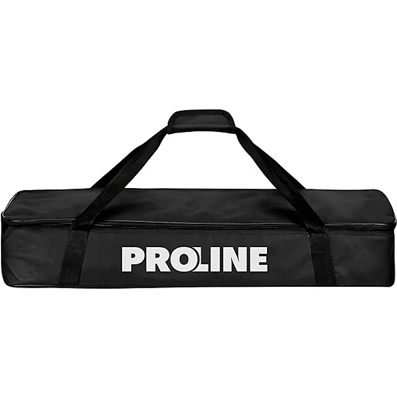 Proline SPS301 Lightweight Adjustable Speaker Stand With Carrying Bag Black
