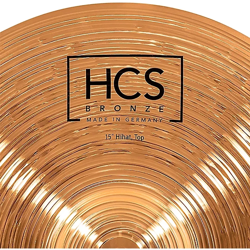 MEINL HCS Bronze Hi-Hat Cymbals
