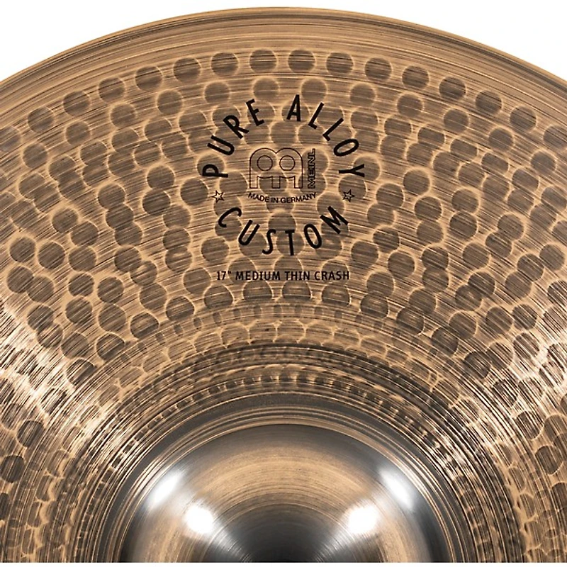 MEINL Pure Alloy Custom Medium Thin Crash
