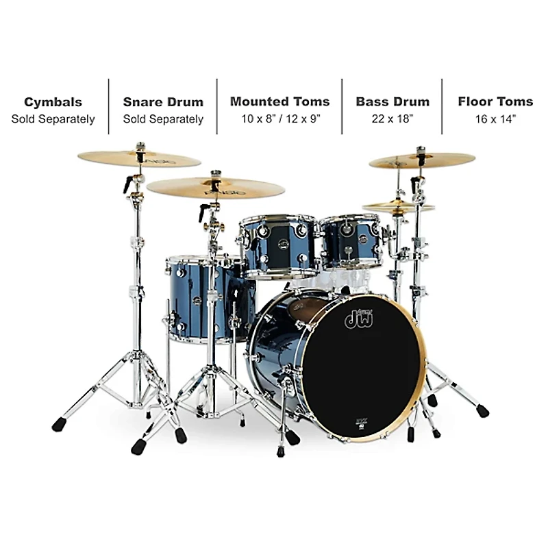 DW 4-Piece Performance Series Shell Pack