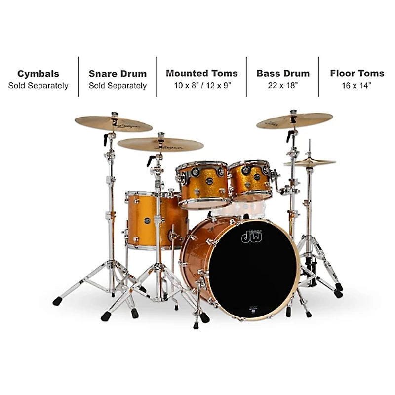 DW 4-Piece Performance Series Shell Pack