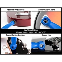 Music Nomad Premium Guitar Tech Screwdriver and Wrench Set