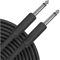 Musician's Gear Braided Instrument Cable 1/4" 4-Pack - 20 ft. Black