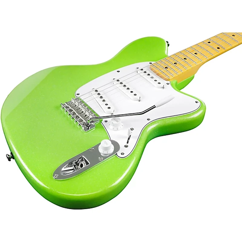 Ibanez Yvette Young YY10 Signature Electric Guitar Slime Green Sparkle