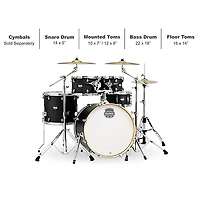 Mapex Mars Birch 5-Piece Special Edition Shell Pack Midnight Black