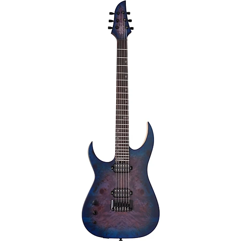 Schecter Guitar Research Keith Merrow KM-6 MK-III Artist Left-Handed Electric Guitar Blue Crimson