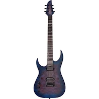 Schecter Guitar Research Keith Merrow KM-6 MK-III Artist Left-Handed Electric Guitar Blue Crimson