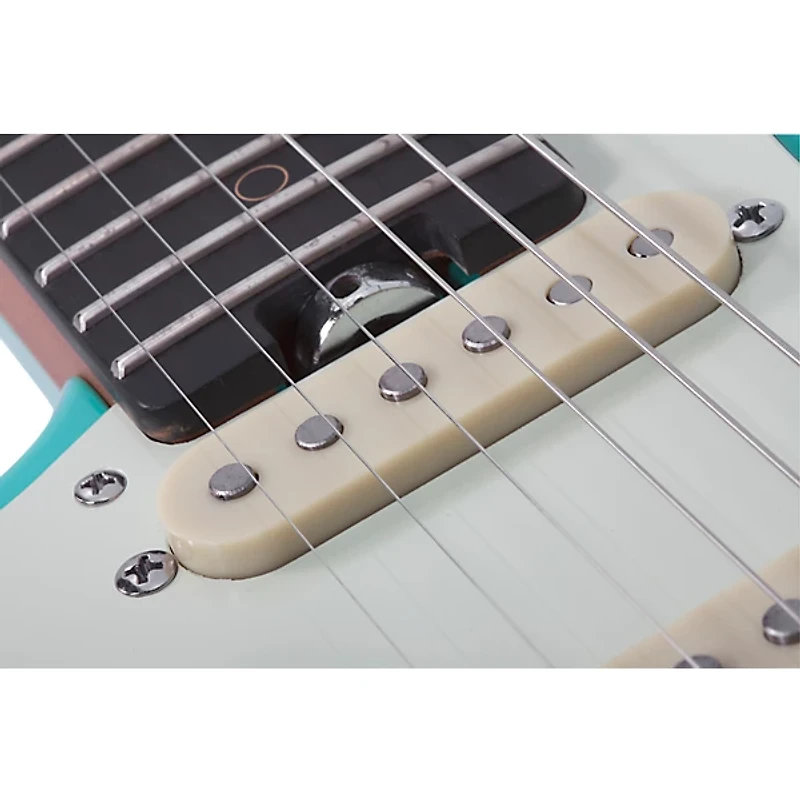Schecter Guitar Research Nick Johnston Traditional Left-Handed 6-String Electric Guitar Atomic Green