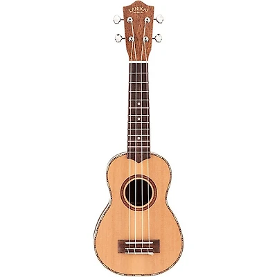 Lanikai Cedar Solid Top Soprano Ukulele Natural