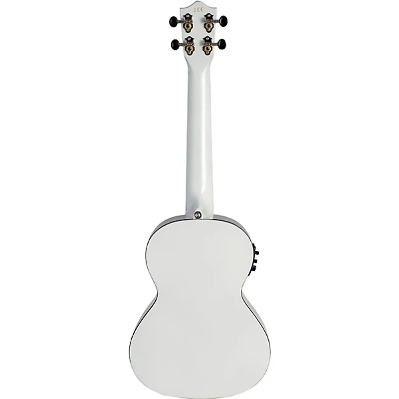 Lanikai Julia Michaels Signature Tenor Acoustic-Electric Ukulele White