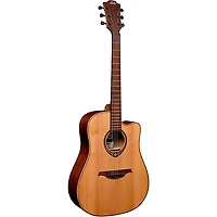 Lag Guitars Tramontane T170DCE Dreadnought Cutaway Acoustic-Electric Guitar Natural