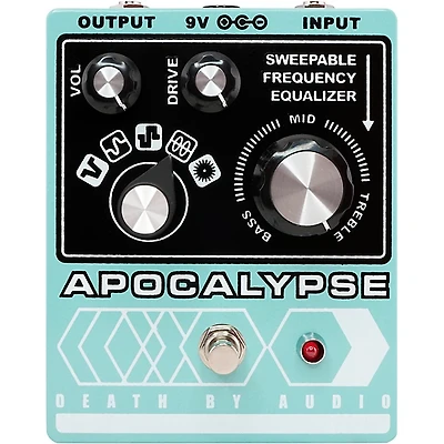 Death By Audio Apocalypse Fuzz Effects Pedal Pale Green