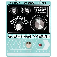 Death By Audio Apocalypse Fuzz Effects Pedal Pale Green