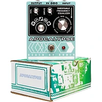 Death By Audio Apocalypse Fuzz Effects Pedal Pale Green