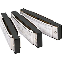 Fender Blues Deluxe Harmonicas (3-Pack with Case, Keys of C, G and A)