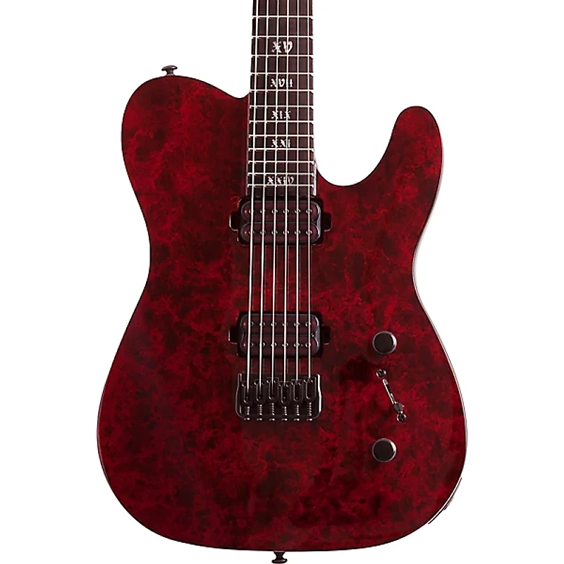 Schecter Guitar Research PT Apocalypse 6-String Electric Guitar Red Reign