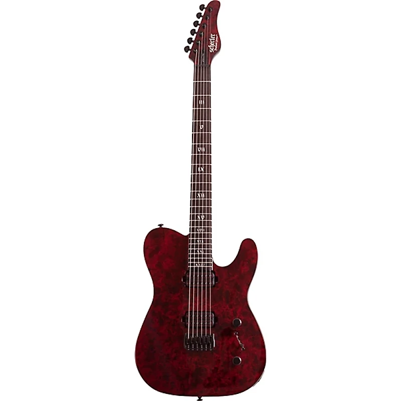 Schecter Guitar Research PT Apocalypse 6-String Electric Guitar Red Reign