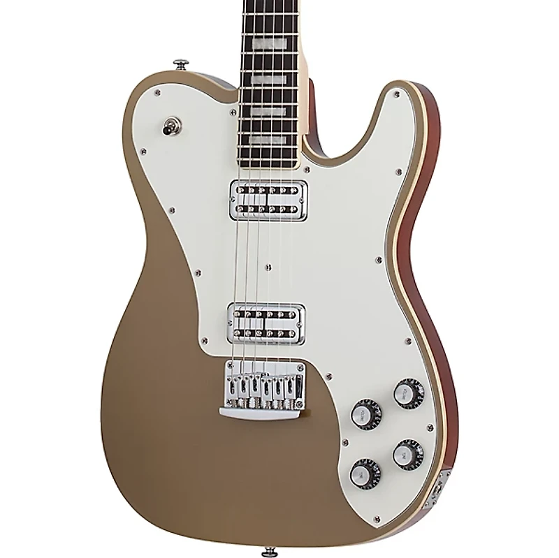Schecter Guitar Research PT Fastback Electric Guitar Gold Top