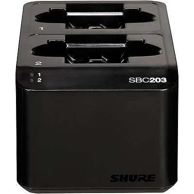 Shure SBC203-US Dual Docking Station for SLX-D Transmitters and SB903 Battery