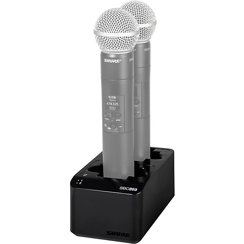 Shure SBC203-US Dual Docking Station for SLX-D Transmitters and SB903 Battery