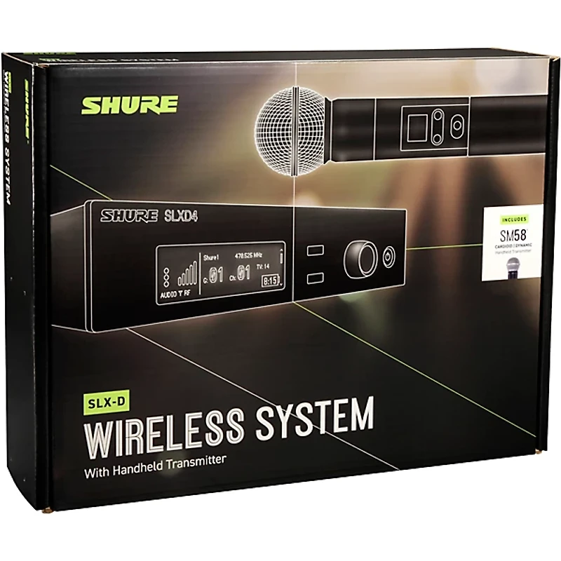 Shure SLXD24/SM58 Wireless Vocal Microphone System With SM58 -