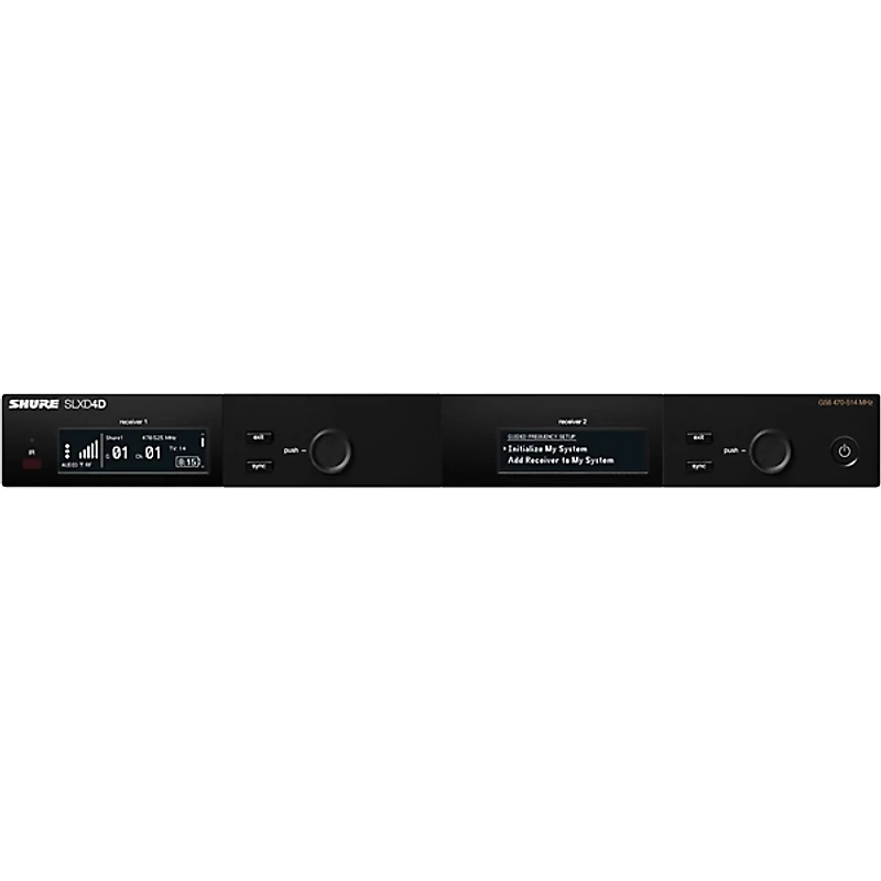 Shure SLXD24D/SM58 Dual-Channel Wireless Vocal Microphone System With SM58 Band H55