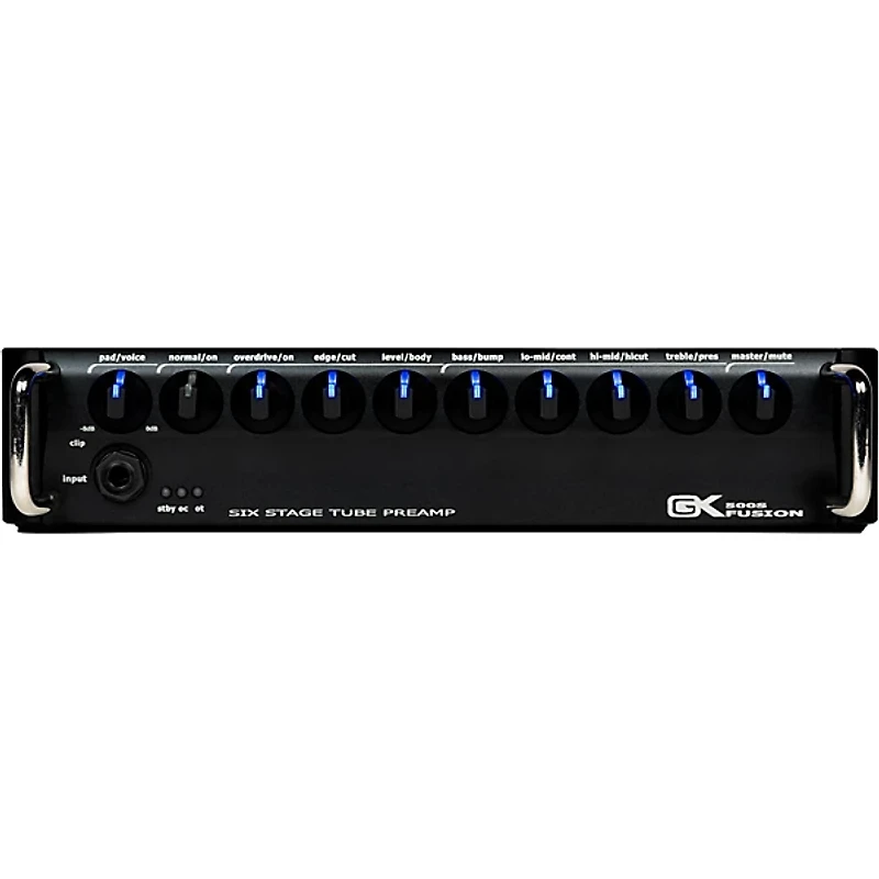 Gallien-Krueger Fusion 500S 500W Tube Hybrid Bass Amp Head Black