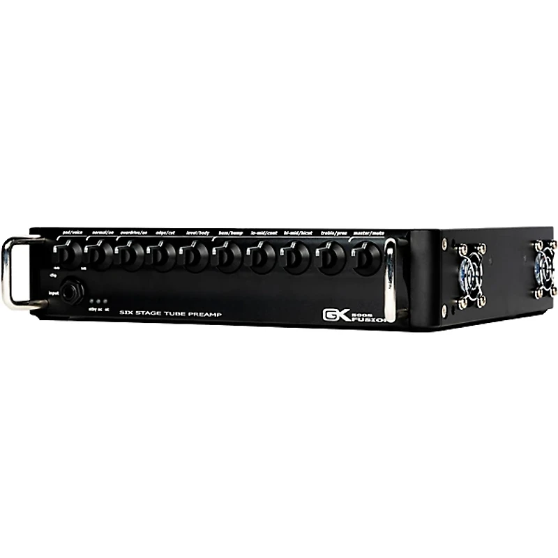 Gallien-Krueger Fusion 500S 500W Tube Hybrid Bass Amp Head Black
