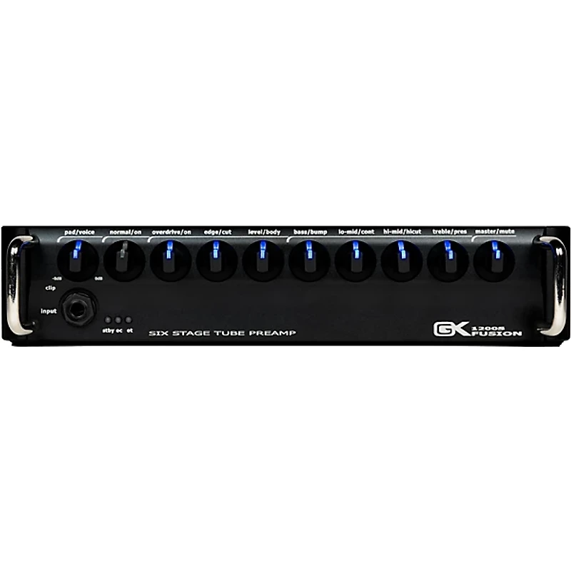 Gallien-Krueger Fusion 1200S 1,200W Tube-Hybrid Bass Amp Head Black