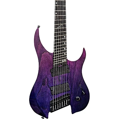 Legator G7FP Ghost Performance 7-String Multi-Scale Electric Guitar Iris Fade