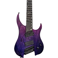 Legator G7FP Ghost Performance 7-String Multi-Scale Electric Guitar Iris Fade
