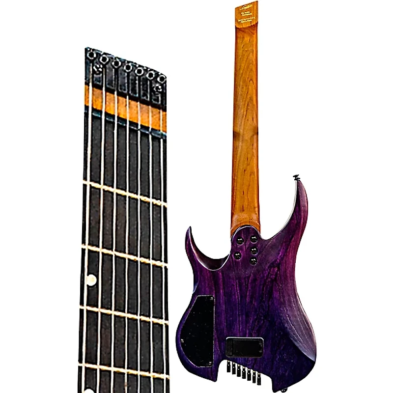 Legator G7FP Ghost Performance 7-String Multi-Scale Electric Guitar Iris Fade