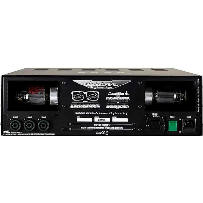 Ashdown CTM200 200W Rackmount Bass Amp Head Black