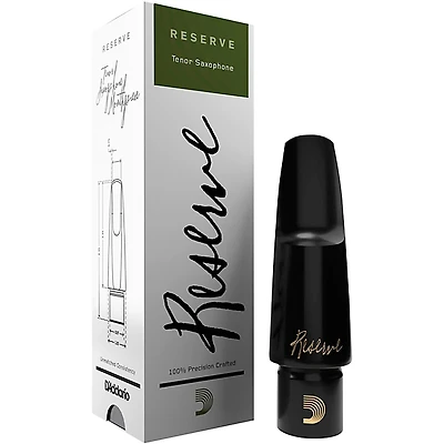 D'Addario Woodwinds Reserve Tenor Sax Mouthpiece 1.90 mm Black